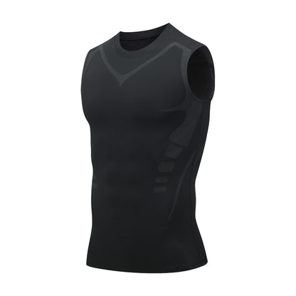 Mens Ice Silk Sports Vest Sleeveless Quick Dry Running Shirt For Gym Basketball  Summer Fitness 9