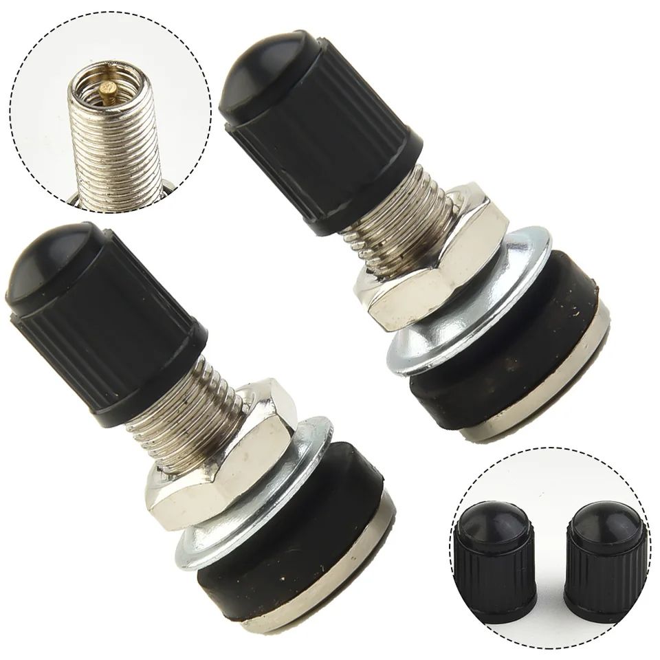 Tubeless Tyre Valve Cap Dust Cover for Motorcycle Motorbike Scooter Bike Quad Car Tire, Zinc Alloy Dustcap Replacement