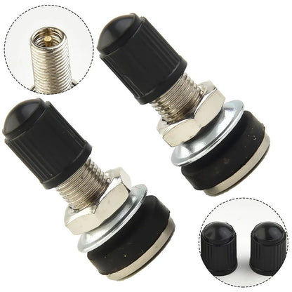 Tubeless Tyre Valve Cap Dust Cover for Motorcycle Motorbike Scooter Bike Quad Car Tire, Zinc Alloy Dustcap Replacement