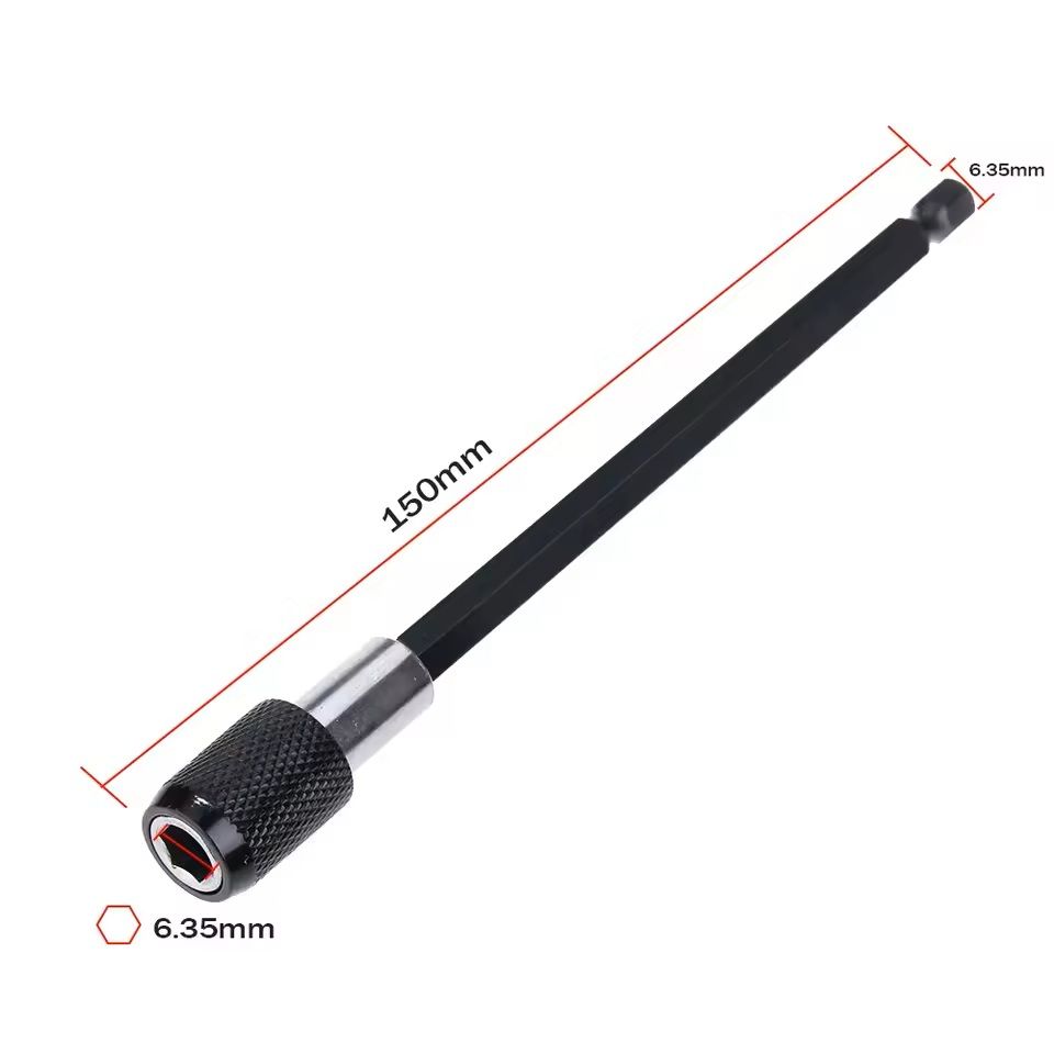 Hex Shank Quick Release Magnetic Screwdriver Extension For Power Tools 8