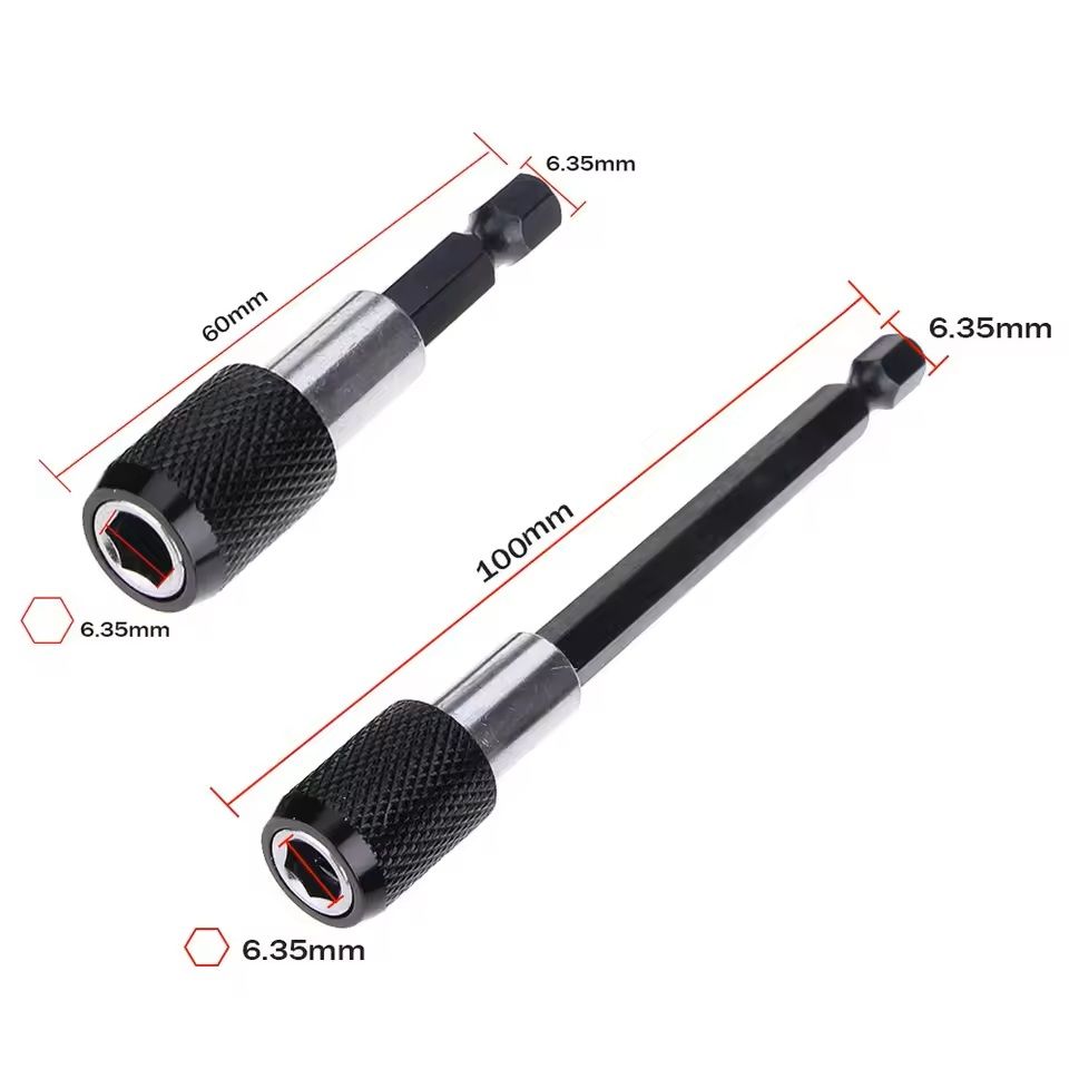 Hex Shank Quick Release Magnetic Screwdriver Extension For Power Tools 9