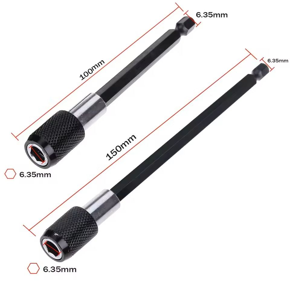 Hex Shank Quick Release Magnetic Screwdriver Extension For Power Tools 11