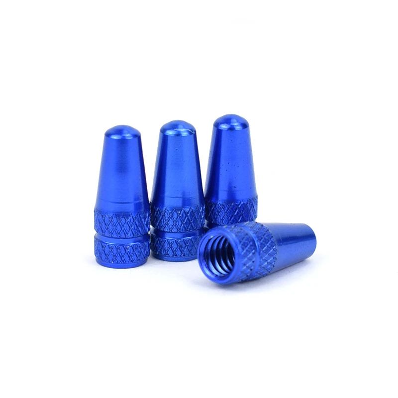 4 Pcs Aluminum Alloy Bicycle Tire Valve Cap MTB Road Bike Dustproof Presta Valve Cover Protector Fo 7