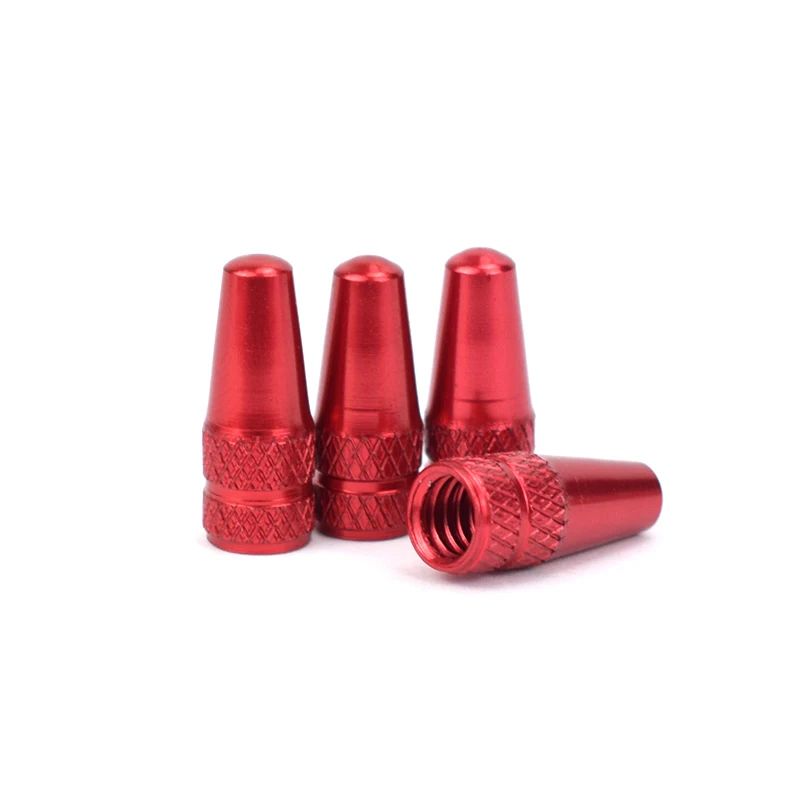 4 Pcs Aluminum Alloy Bicycle Tire Valve Cap MTB Road Bike Dustproof Presta Valve Cover Protector Fo 10