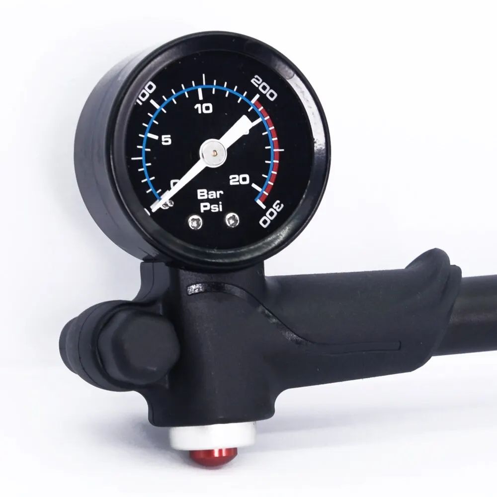 ThinkRider Highpressure Portable Bike Air Pump With Gauge Mountain Bicycle Suspension  Fork Shock A 2