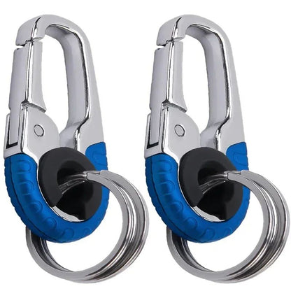 Stainless Steel Keychain Buckle For Men HeavyDuty Key Ring Hook Outdoor Carabiner Clip For Climbing 4