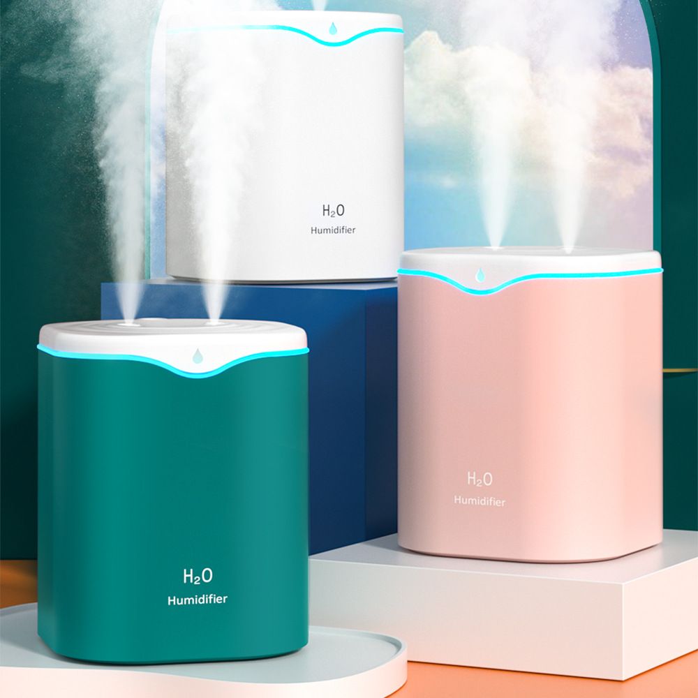 MistFlow 2000ML Dual Spray Humidifier  USB Cool Mist Aroma Diffuser For Home  Office Comfort 1
