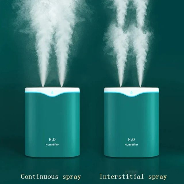 MistFlow 2000ML Dual Spray Humidifier  USB Cool Mist Aroma Diffuser For Home  Office Comfort 5