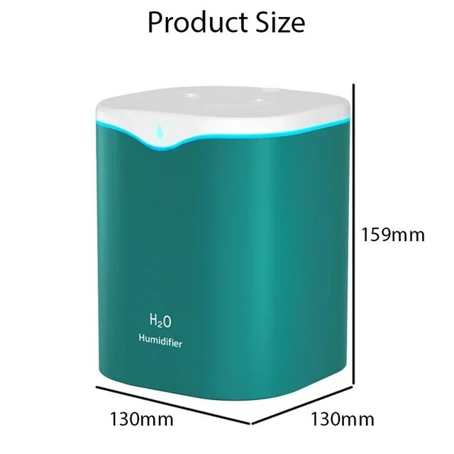 MistFlow 2000ML Dual Spray Humidifier  USB Cool Mist Aroma Diffuser For Home  Office Comfort 4