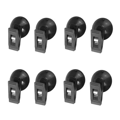 Car Interior Window Clip Black Suction Cap Clip For Sunshade Towel  Ticket Holder 3