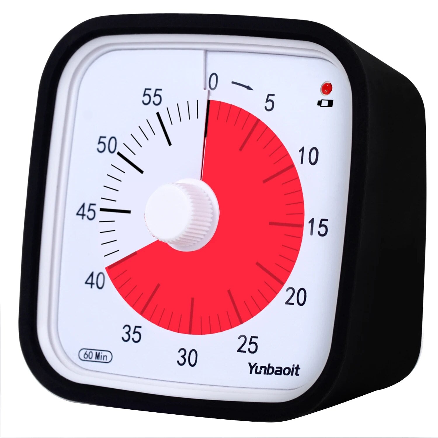 Silent Visual Timer For KidsYunbaoit VT01 60 Minute Countdown Clock With Protective Case For Focus  8