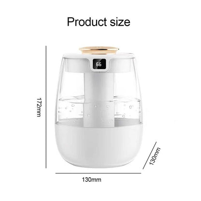 HydroGlow 1300ML Dual Spray Humidifier  USB Aroma Diffuser With Light For Home  Office Wellness 8