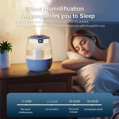 HydroGlow 1300ML Dual Spray Humidifier  USB Aroma Diffuser With Light For Home  Office Wellness 5