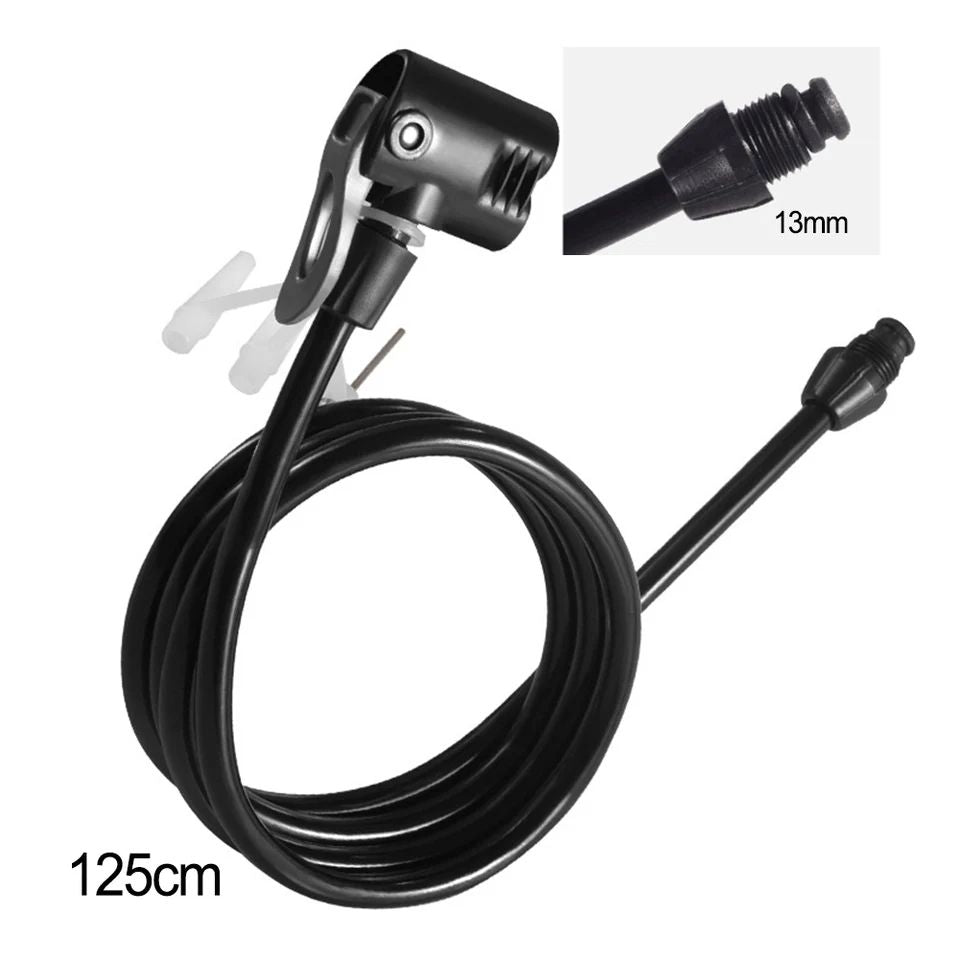 Bicycle Air Pump Extension Tube Hose Connector For Bike Tire Inflator Durable Nozzle Accessories Fo 1