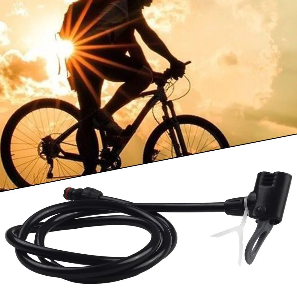 Bicycle Air Pump Extension Tube Hose Connector for Bike Tire Inflator, Durable Nozzle Accessories for Easy Pumping