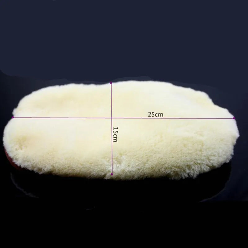 Imitation Wool Car Washing Gloves Thickened Plush Gloves For Superior Waxing Polishing  Safe Car Cl 3