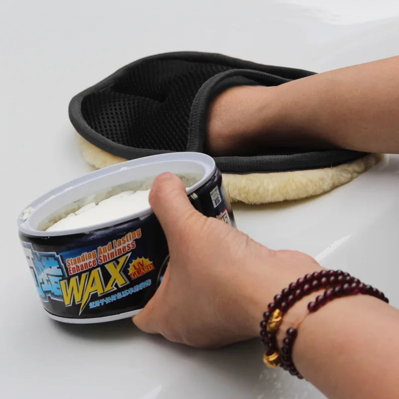 Imitation Wool Car Washing Gloves Thickened Plush Gloves For Superior Waxing Polishing  Safe Car Cl 5