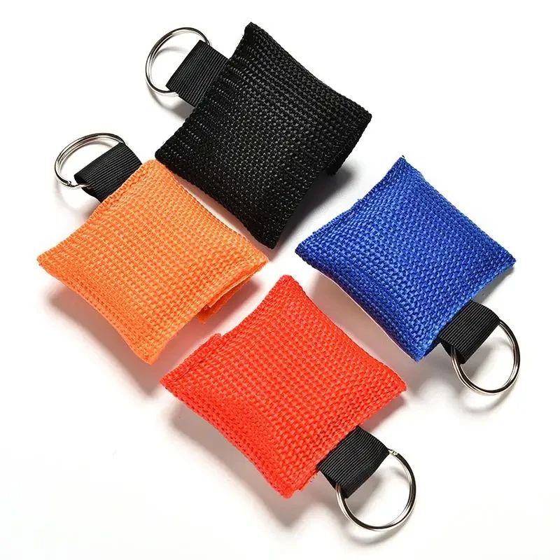 Keychain Mask Portable First Aid Emergency Face Shield With OneWay Valve Professional Outdoor Rescu 3