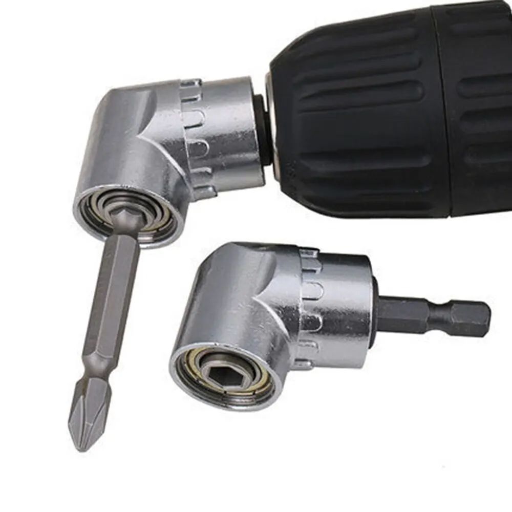 Turning Screwdriver Joint – Electric Drill Corner Attachment & Extension Socket Screwdriver Head Tool for Woodworking