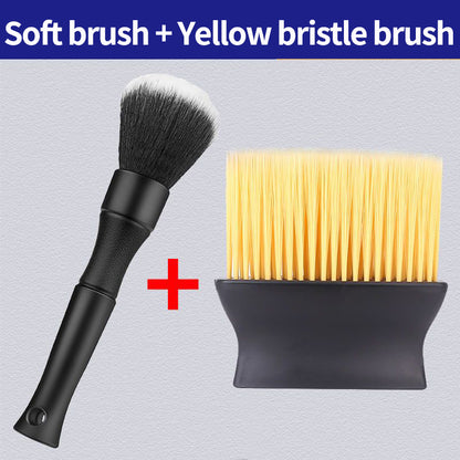 Super Soft Car Detailing Brush Premium Auto Interior Detail Brush & Dash Duster for Dust Free Cleaning