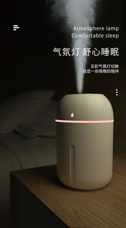 AromaMist 330ML Ultrasonic Diffuser  USB Essential Oil Humidifier For Quiet Home Relaxation 5