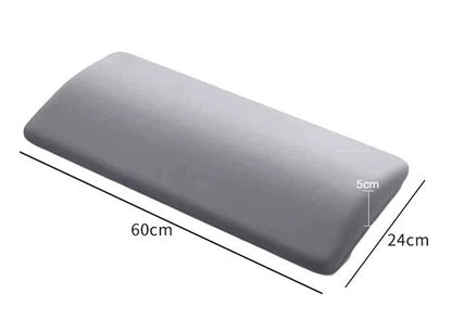 SleepAlign Memory Foam Lumbar Pillow  Back Support Cushion For Bedtime Pain Relief 3