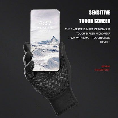 Winter Warm Men  Women Touchscreen Gloves Splash Proof Outdoor Sport Skiing Cycling Fishing Nonslip 2