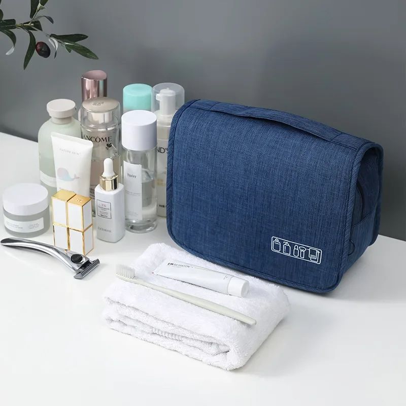 Men Waterproof Oxford Fabric Toiletries Organizer  Portable Travel Wash Pouch For Business  Cosmeti 3