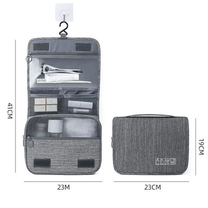 Men Waterproof Oxford Fabric Toiletries Organizer  Portable Travel Wash Pouch For Business  Cosmeti 8