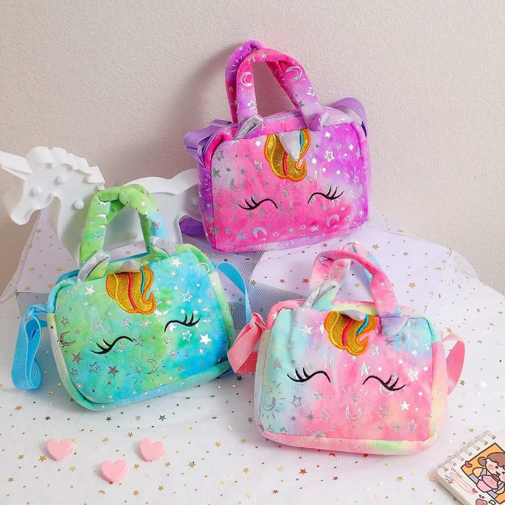 Sweet Unicorn Handbag For Girls Lovely Kids Crossbody Bag Cute Small Purse Gift For Little Girls 1