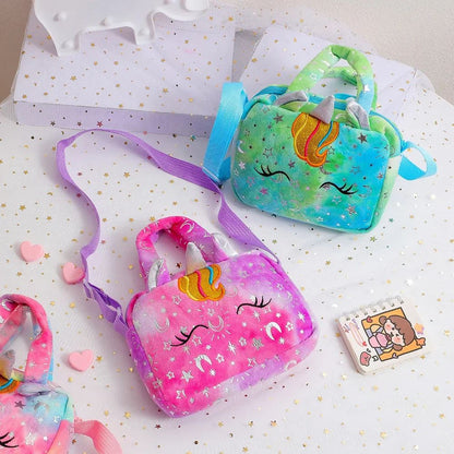Sweet Unicorn Handbag For Girls Lovely Kids Crossbody Bag Cute Small Purse Gift For Little Girls 2