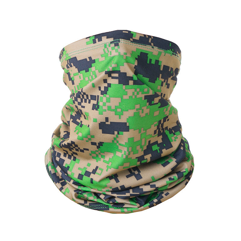 Outdoor Seamless Balaclava Buff, Bandana Man Neck Warmer for Cycling, Motorcycle & Sun Protection