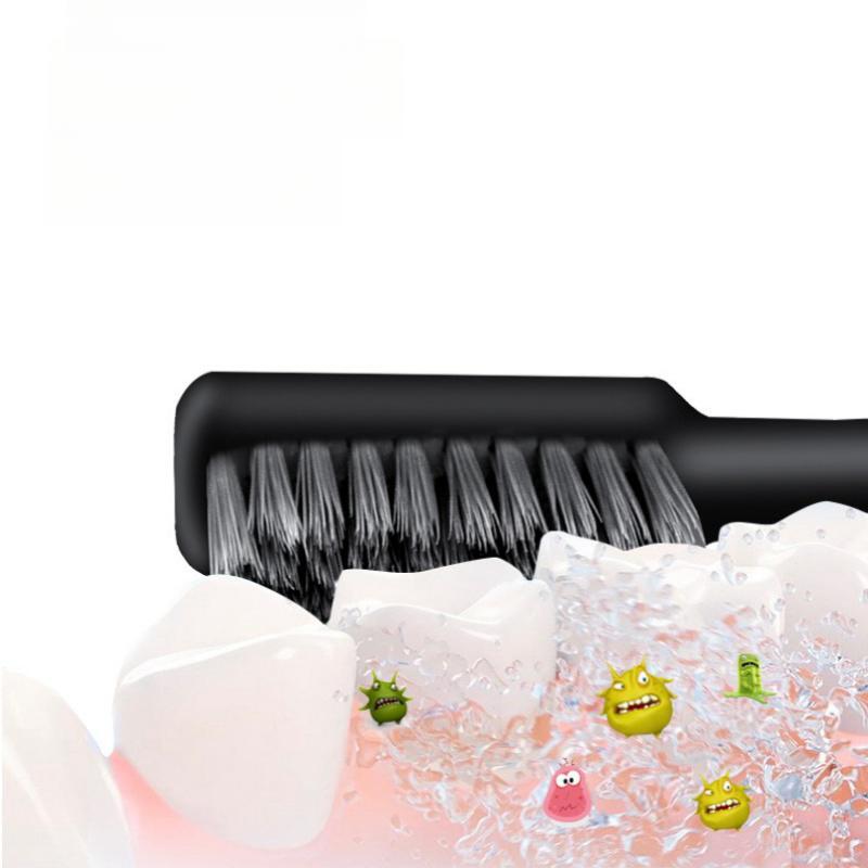 Portable Compact Charcoal Folding Toothbrush Travel-Friendly & Eco-Friendly Teethbrush for Camping & Hiking