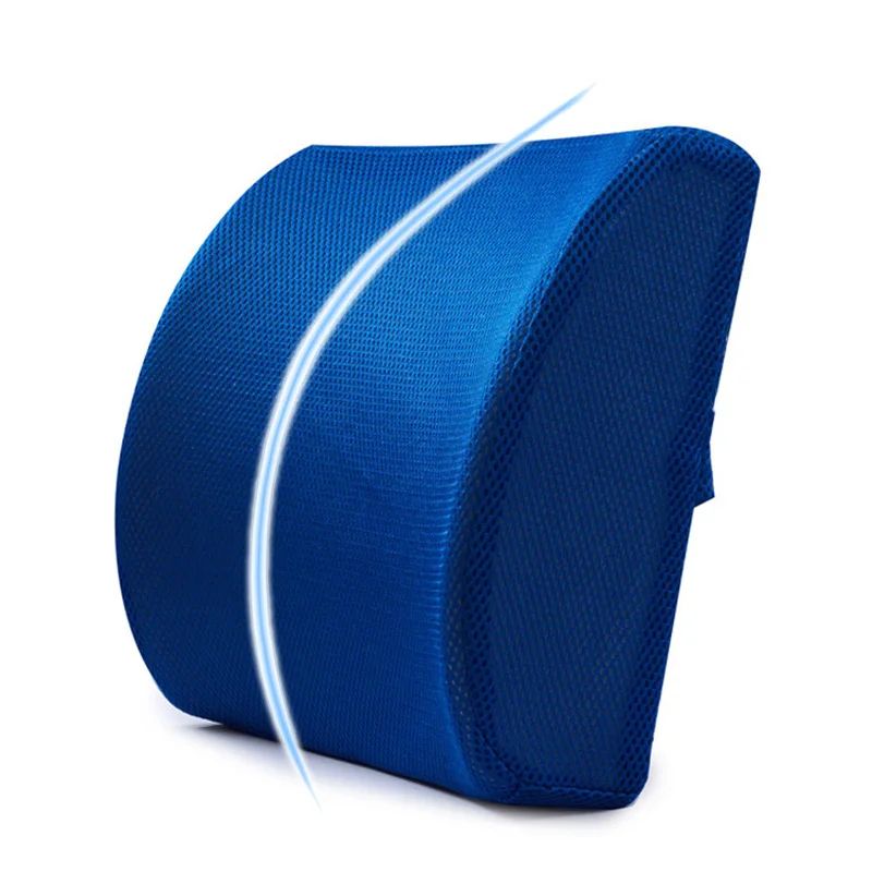 Car Lumbar Support Cushion Memory Foam Waist Pillow Ergonomic Auto Seat Back Cushion For Car Office 3