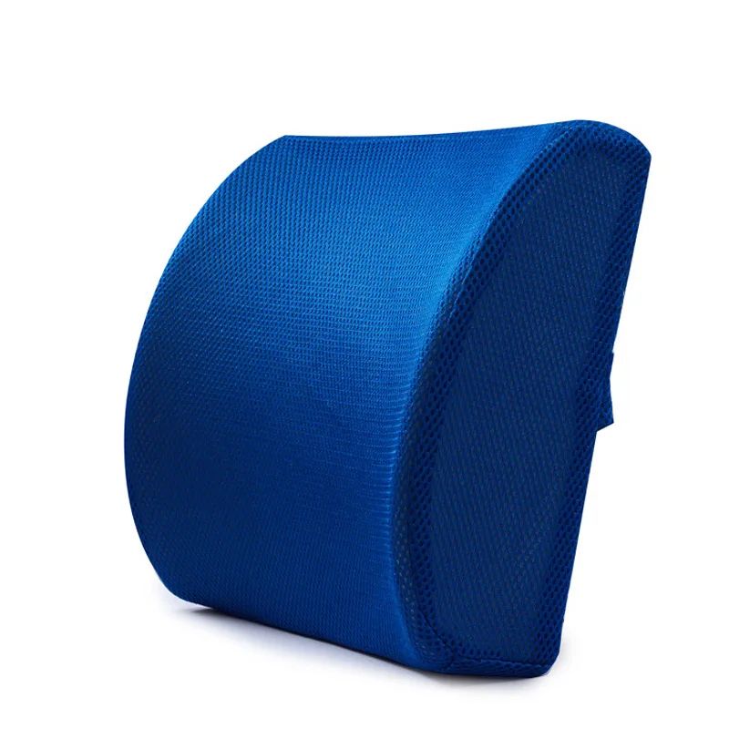 Car Lumbar Support Cushion Memory Foam Waist Pillow Ergonomic Auto Seat Back Cushion For Car Office 6