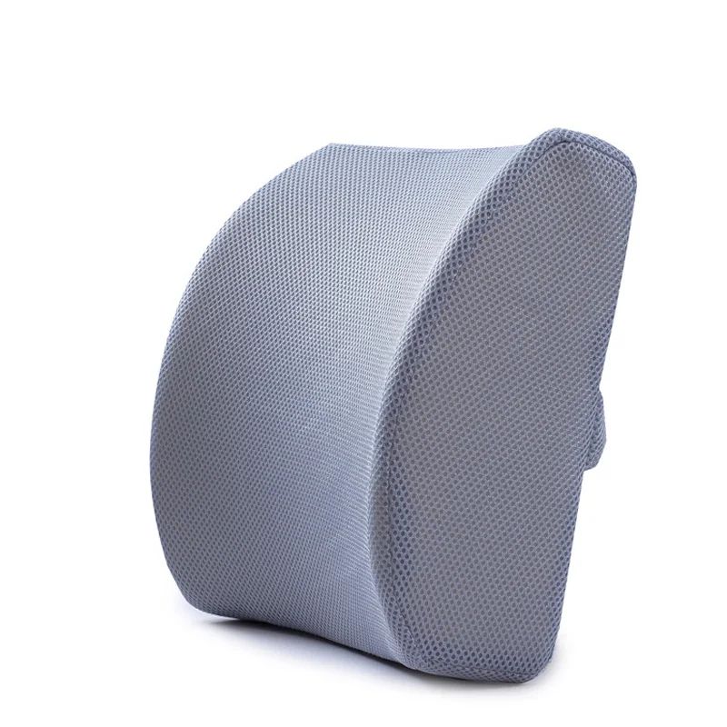 Car Lumbar Support Cushion Memory Foam Waist Pillow Ergonomic Auto Seat Back Cushion For Car Office 7