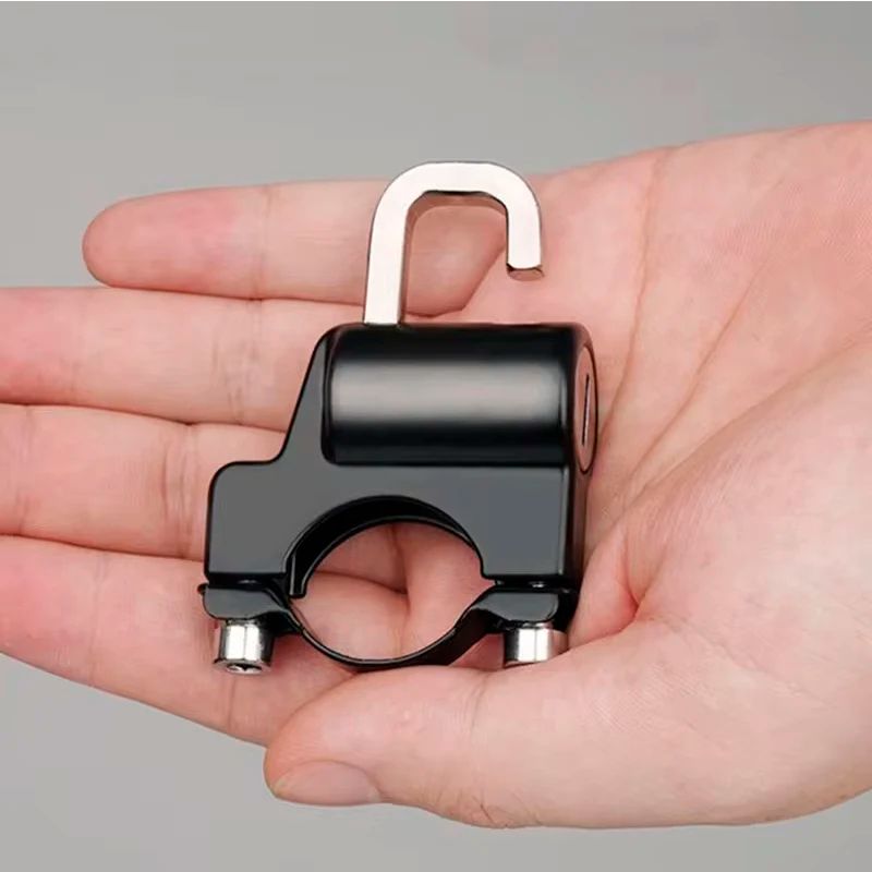 Multi Function Electric Bicycle Helmet Lock And Battery Motorcycle Wire Rope Hat Lock Universal Ant 3