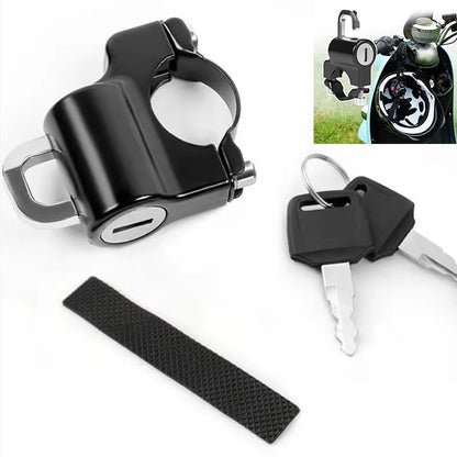 Multi Function Electric Bicycle Helmet Lock And Battery Motorcycle Wire Rope Hat Lock Universal Ant 5