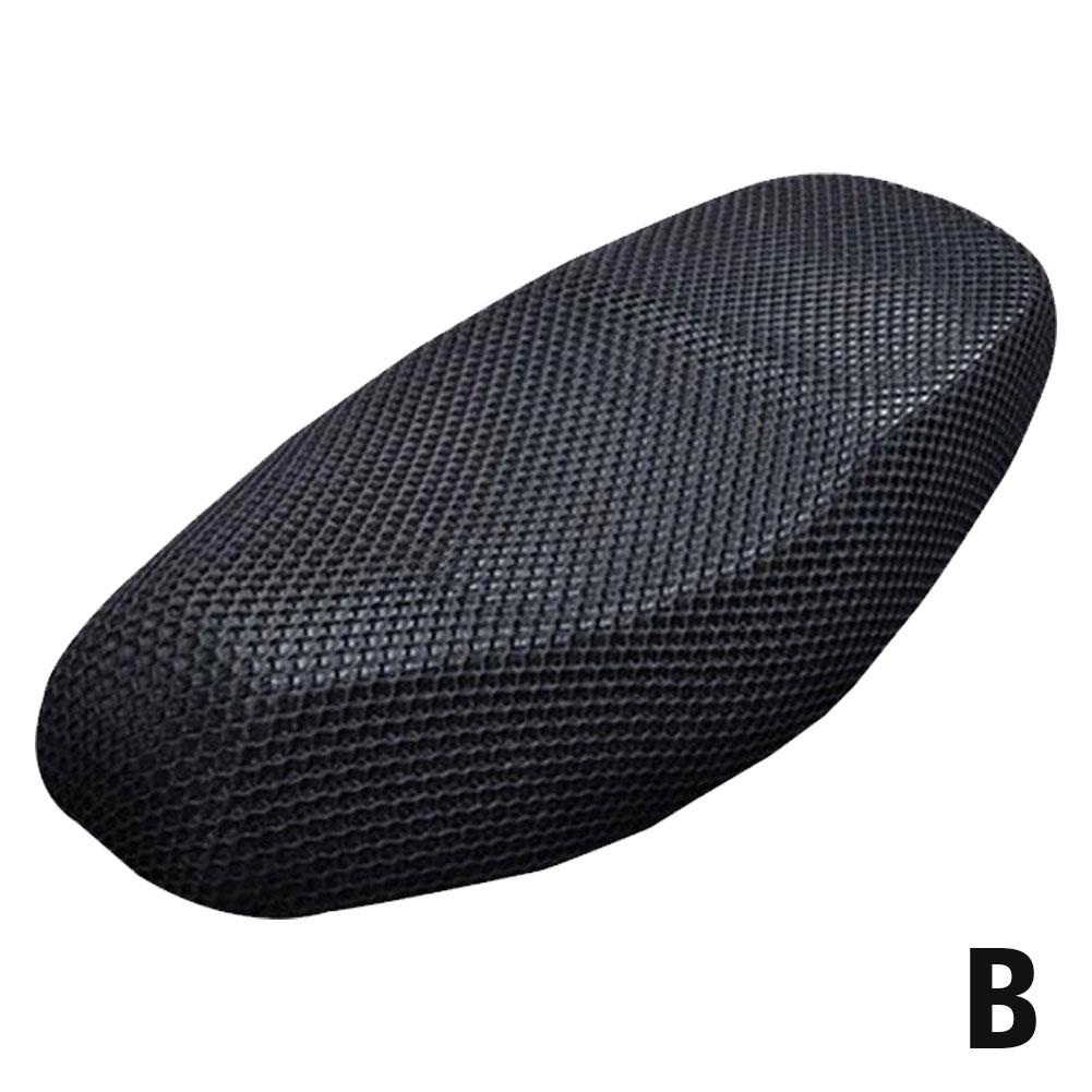 Motorcycle 3D Mesh Seat Cover, Anti-Slip, Breathable Scooter & Bike Seat Cushion for Summer Comfort