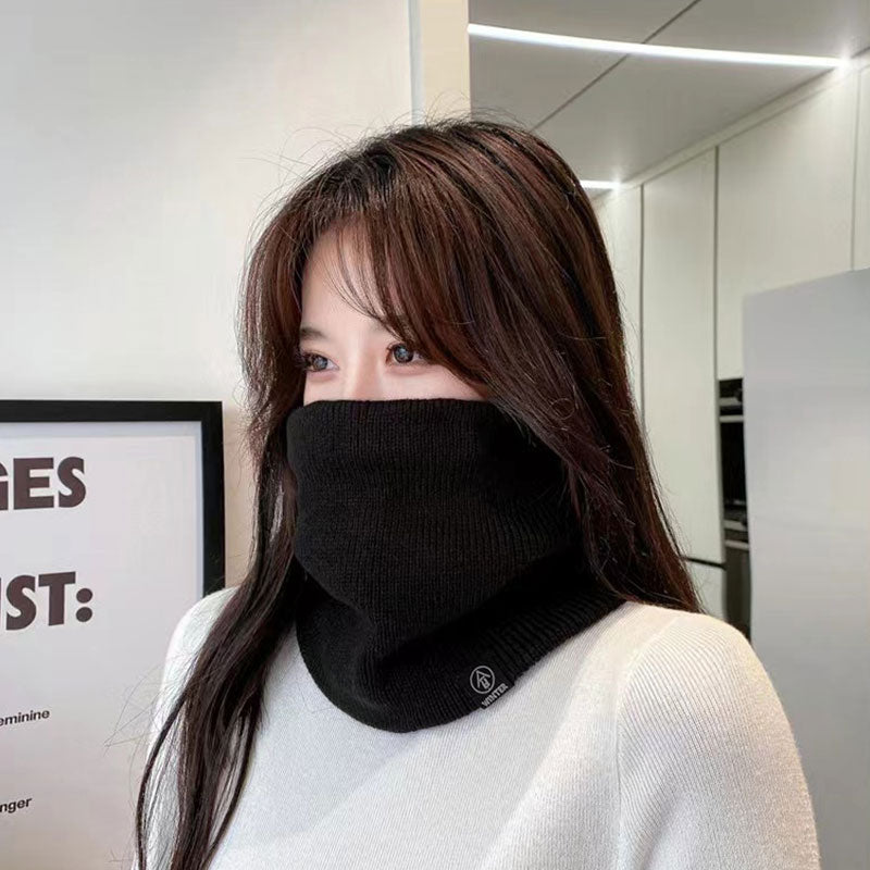 Winter Snood Scarf,Premium Knitted Cashmere,Like Neck Warmer for Women & Men,Fashion Solid Unisex Scarf for Cold Weather