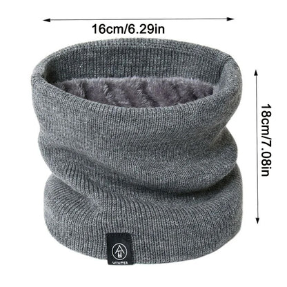 Winter Snood Scarf,Premium Knitted Cashmere,Like Neck Warmer for Women & Men,Fashion Solid Unisex Scarf for Cold Weather
