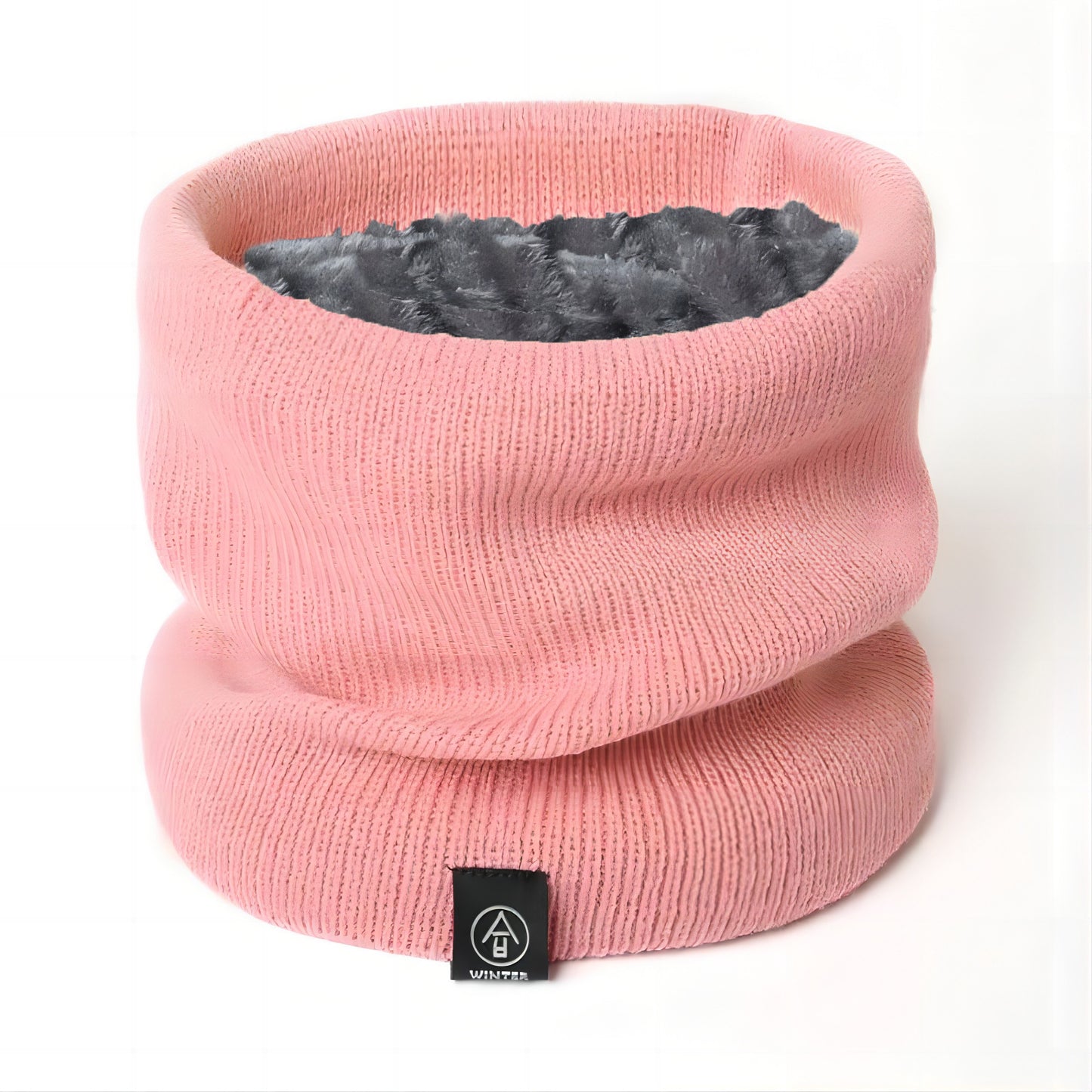 Winter Snood Scarf,Premium Knitted Cashmere,Like Neck Warmer for Women & Men,Fashion Solid Unisex Scarf for Cold Weather