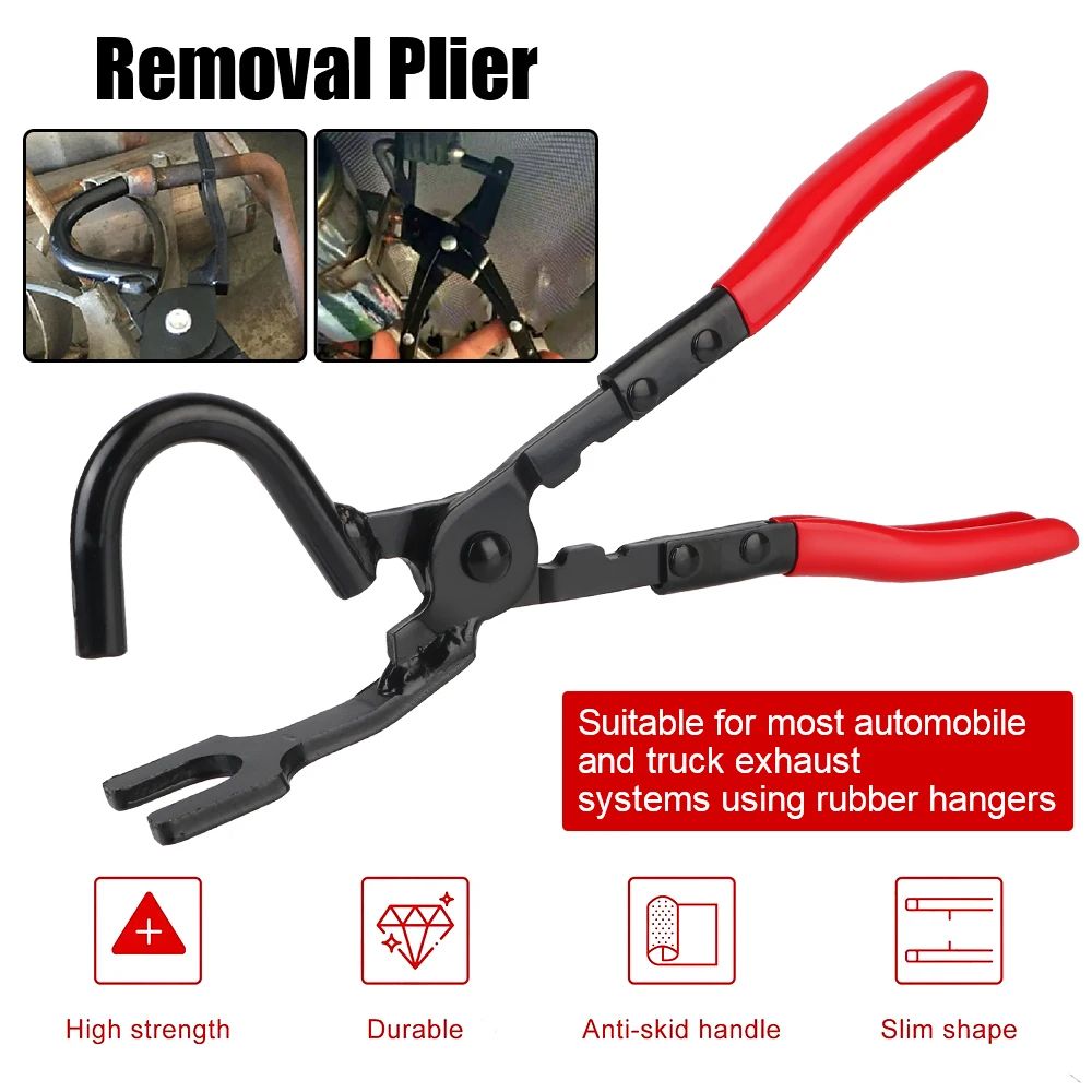 Exhaust Hanger Removal Tool Heavy Duty Plier For Car Exhaust Pipe Rubber Pad Gasket Removal Garage  2