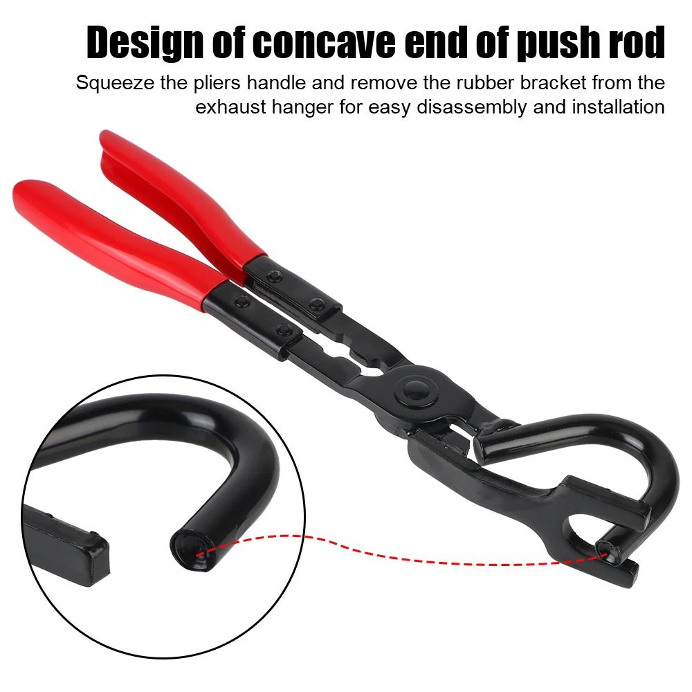 Exhaust Hanger Removal Tool Heavy Duty Plier For Car Exhaust Pipe Rubber Pad Gasket Removal Garage  5