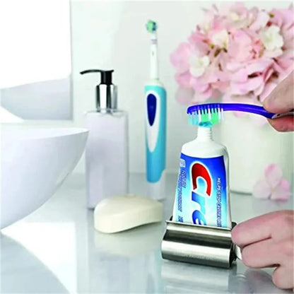Stainless Steel Wringer Roller Rotating Dispenser For Ointments Cosmetics  Toothpaste MultiPurpose  1
