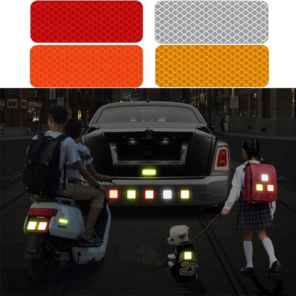Secure Reflector Stickers Decals Durable Reflective Safety Warning Stickers for Cars Trucks & Bikes