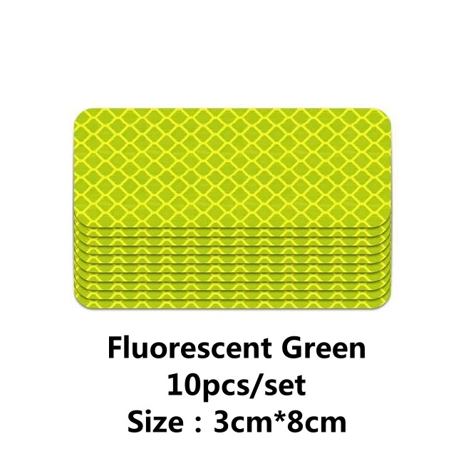 Secure Reflector Stickers Decals Durable Reflective Safety Warning Stickers for Cars Trucks & Bikes