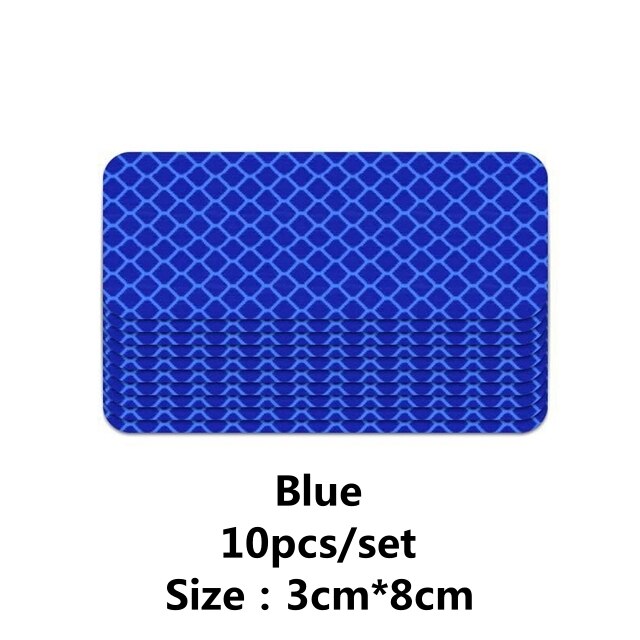 Secure Reflector Stickers Decals Durable Reflective Safety Warning Stickers for Cars Trucks & Bikes