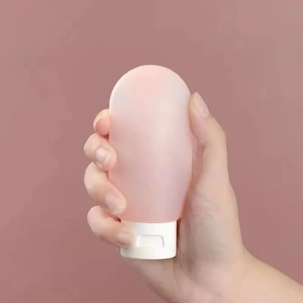 Refillable Bottle Soft Silicone Lotion Container Squeeze Tube Empty Bottle For Travel Shampoo  Toil 4