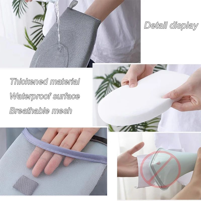 Mini Ironing Board For Clothing Washable HeatResistant AntiScald Iron Pad Cover With AntiSlip Desig 4